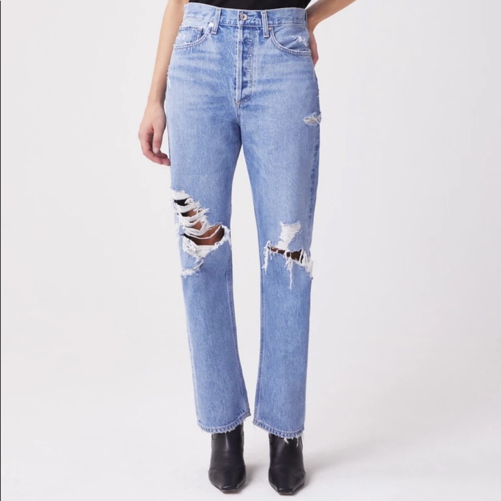 AGOLDE '90s Ripped Loose Fit Jeans